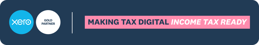 A Mind of Figures is a proud Xero Gold Partner - Get income tax ready with Making Tax Digital
